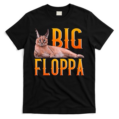 Funny Big Floppa Meme Cat T-Shirt