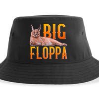 Funny Big Floppa Meme Cat Sustainable Bucket Hat