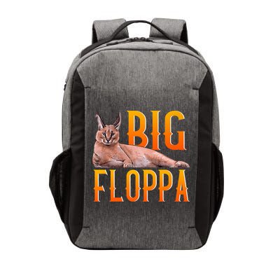 Funny Big Floppa Meme Cat Vector Backpack