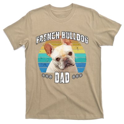 French Bulldog Frenchie Fawn Dad Daddy Fathers Day Gift Cute Dog T-Shirt