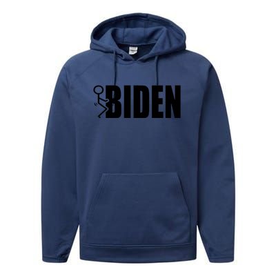 Fuck Biden Performance Fleece Hoodie