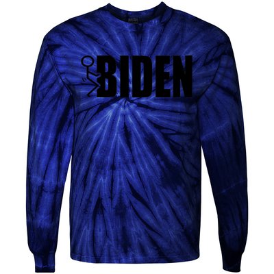 Fuck Biden Tie-Dye Long Sleeve Shirt