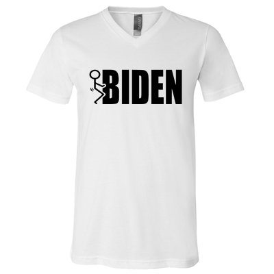 Fuck Biden V-Neck T-Shirt