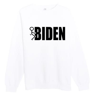 Fuck Biden Premium Crewneck Sweatshirt