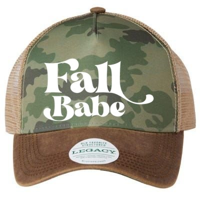 Fall Babe Fall Funny Legacy Tie Dye Trucker Hat