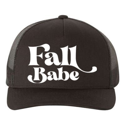 Fall Babe Fall Funny Yupoong Adult 5-Panel Trucker Hat