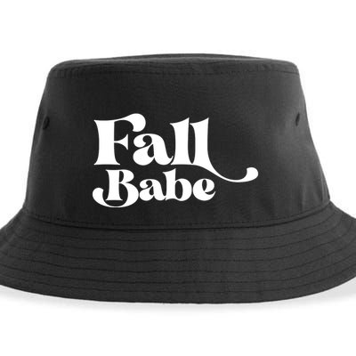 Fall Babe Fall Funny Sustainable Bucket Hat