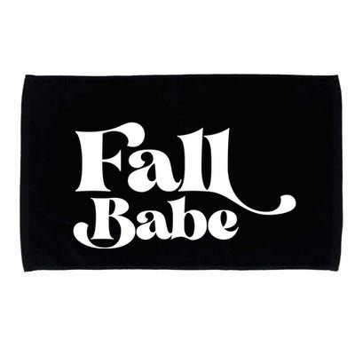 Fall Babe Fall Funny Microfiber Hand Towel