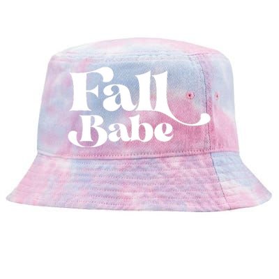 Fall Babe Fall Funny Tie-Dyed Bucket Hat