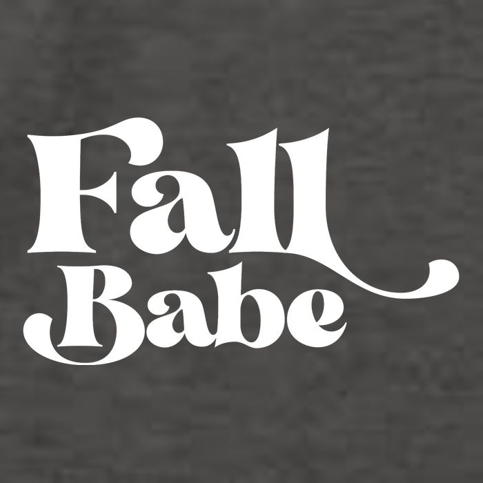 Fall Babe Fall Funny Vector Backpack