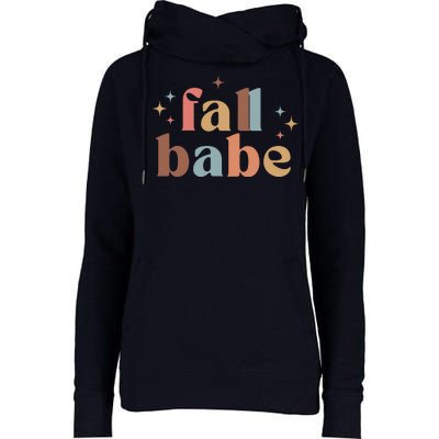 Fall Babe Womens Funnel Neck Pullover Hood