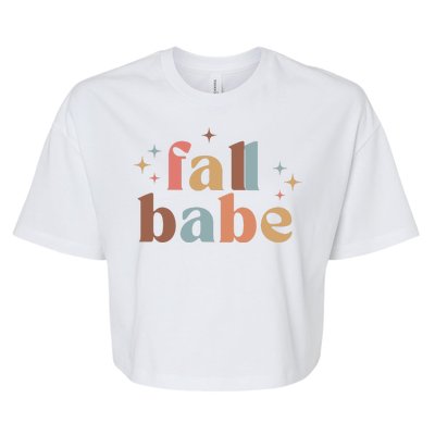 Fall Babe Bella+Canvas Jersey Crop Tee