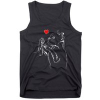 French Bulldog Frenchie Love Dog Mom Tank Top