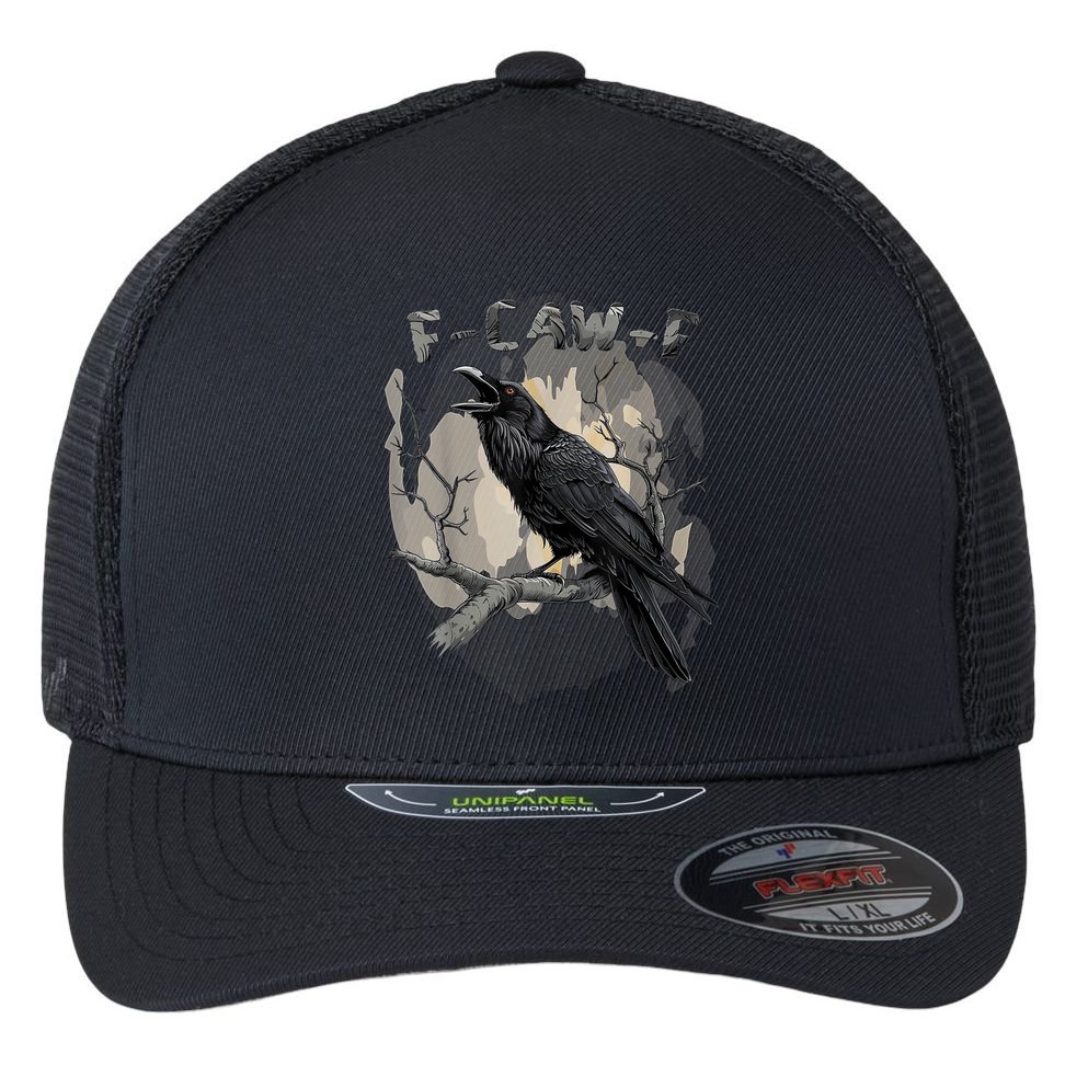 F-Caw-F Bird Flexfit Unipanel Trucker Cap