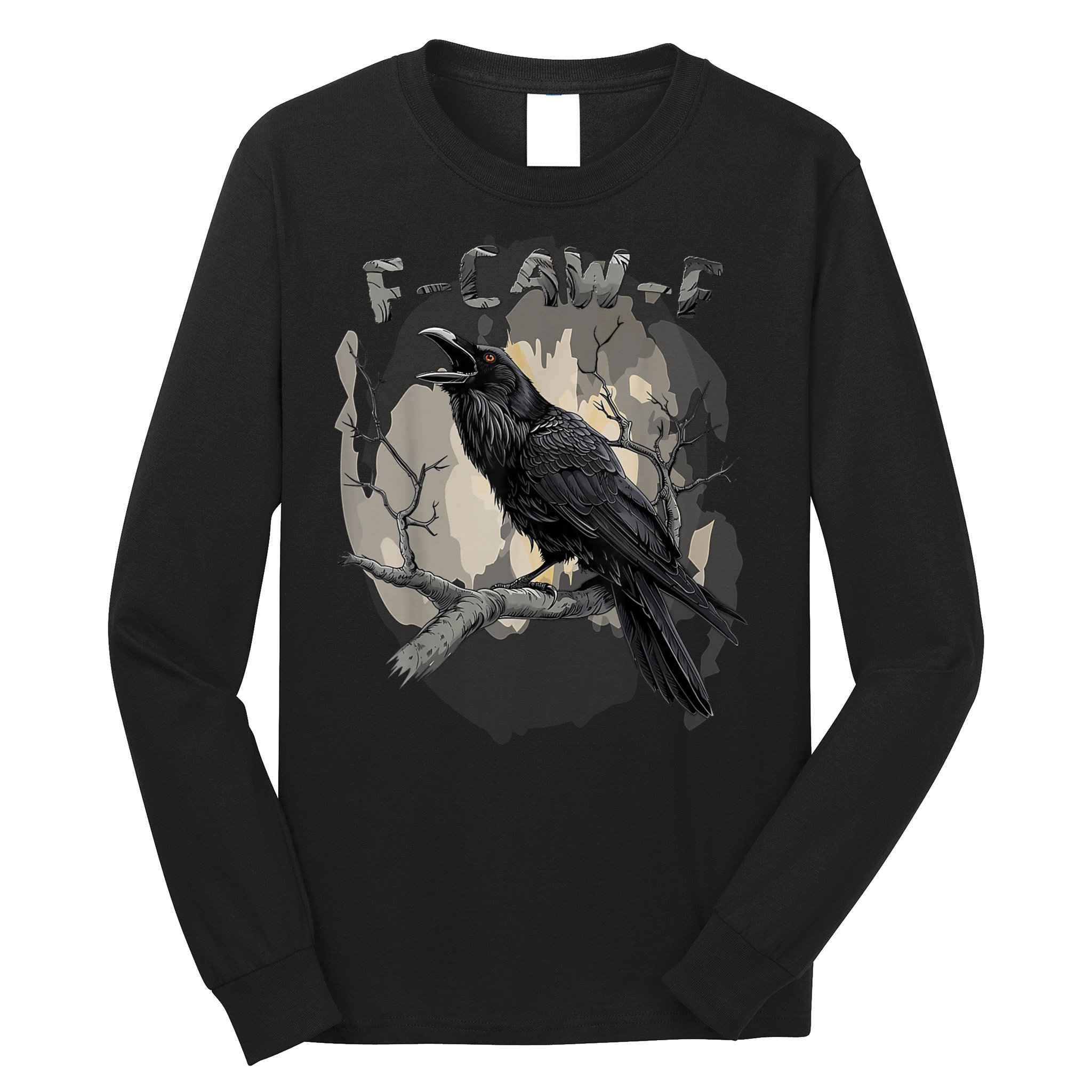 F-Caw-F Bird Long Sleeve Shirt