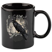 F-Caw-F Bird 11oz C Handle Ceramic Mug