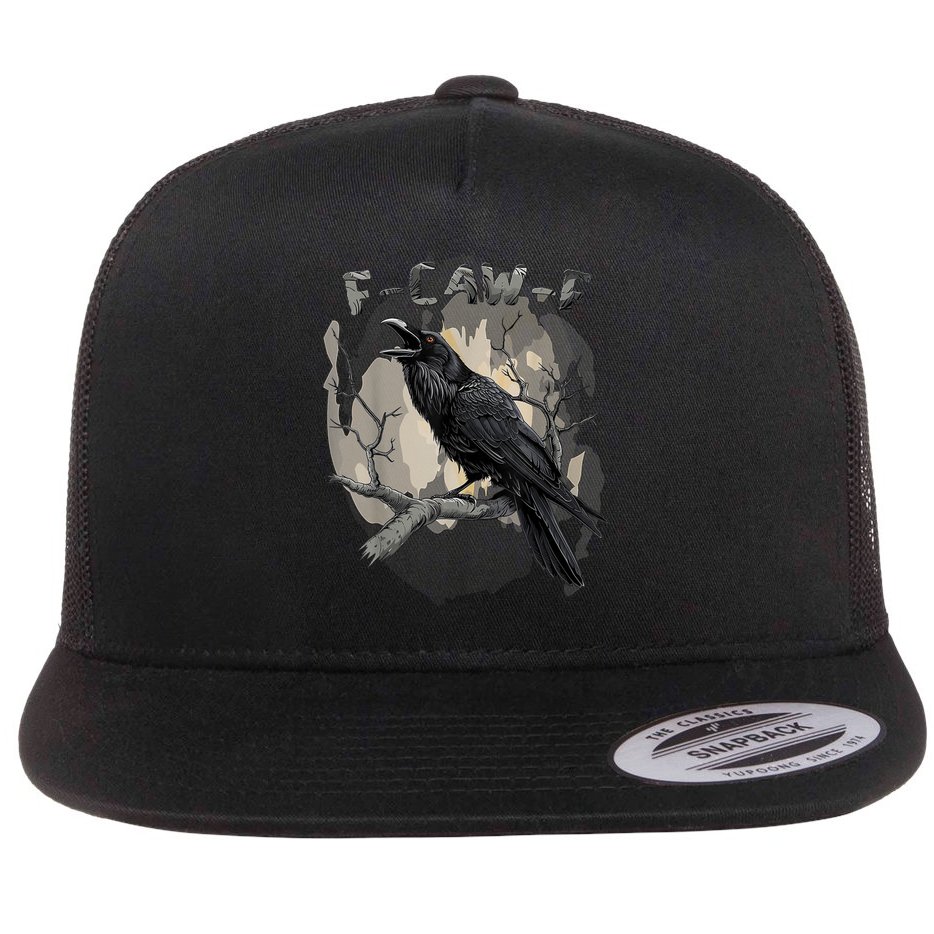 F-Caw-F Bird Flat Bill Trucker Hat