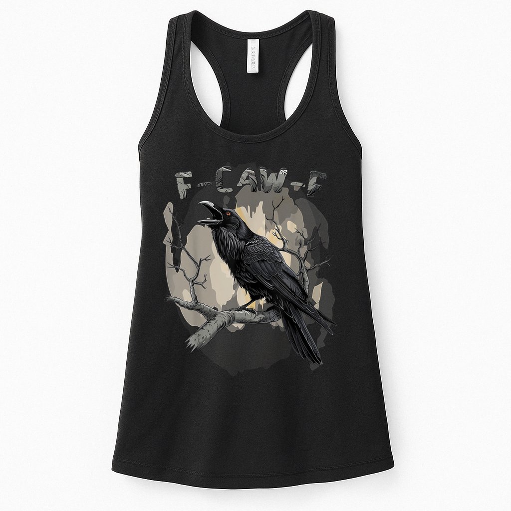 F-Caw-F Bird Womens Tank Top