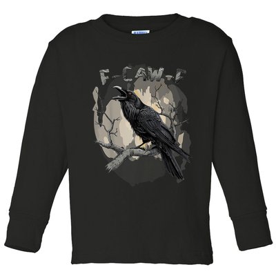 F-Caw-F Bird Toddler Long Sleeve Shirt