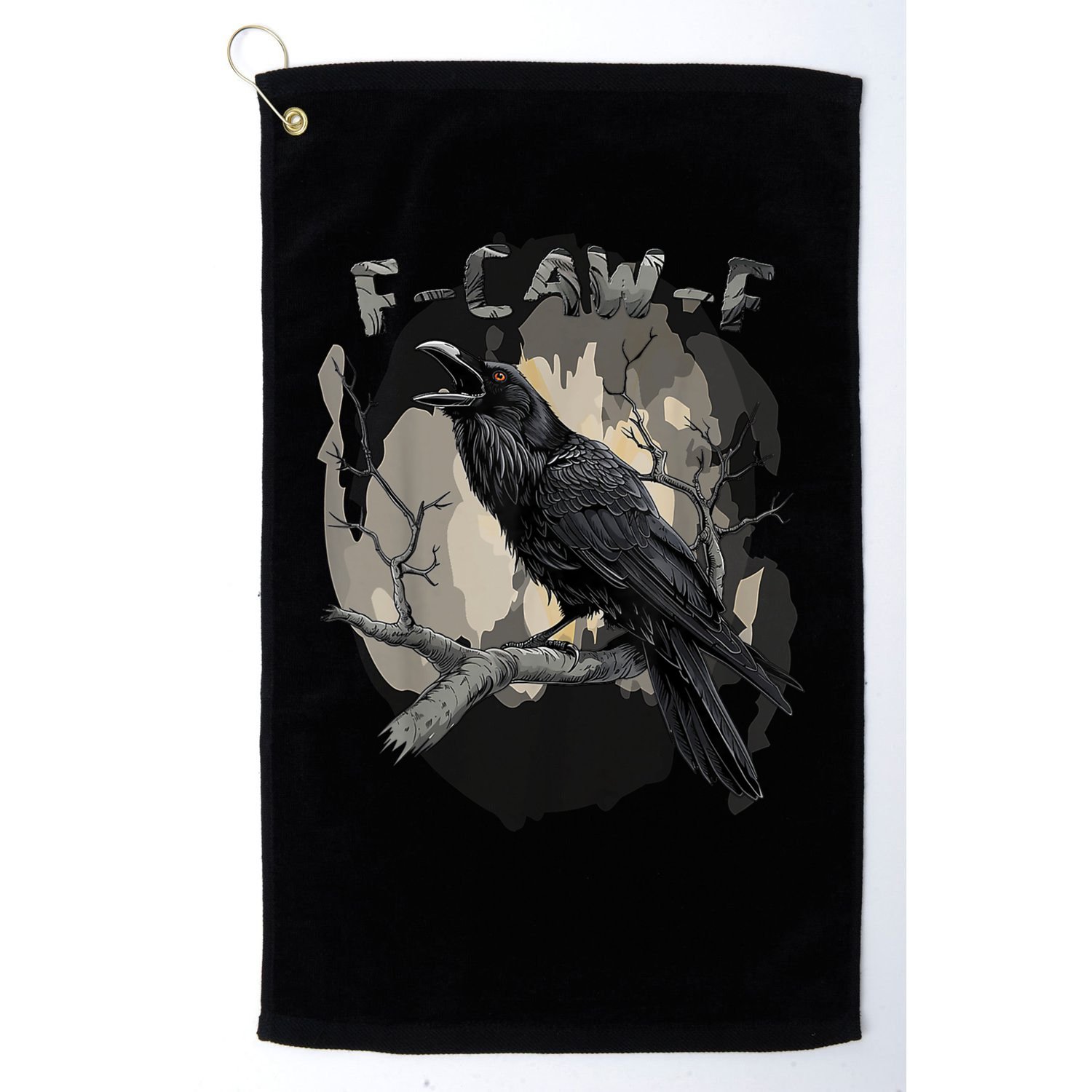 F-Caw-F Bird Golf Towel