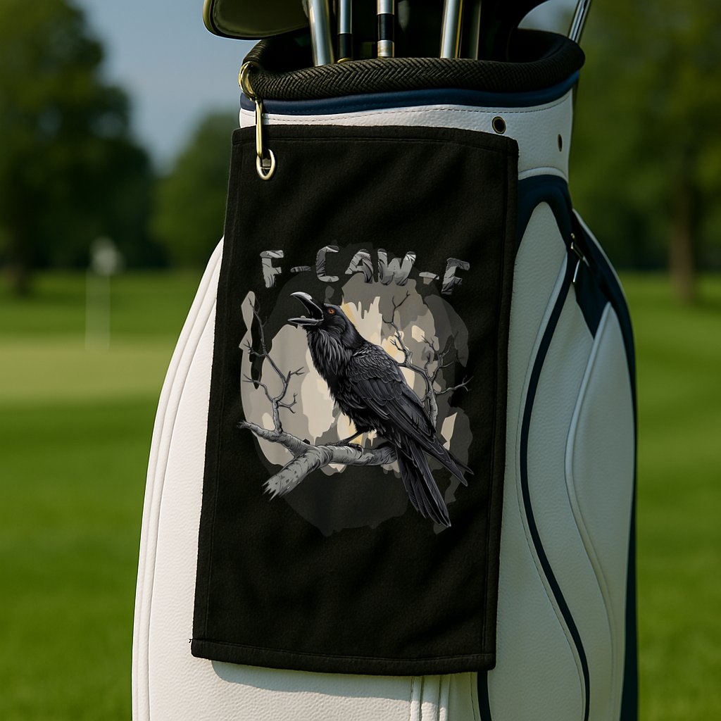 F-Caw-F Bird Golf Towel