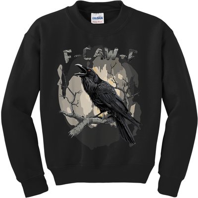 F-Caw-F Bird Kids Sweatshirt