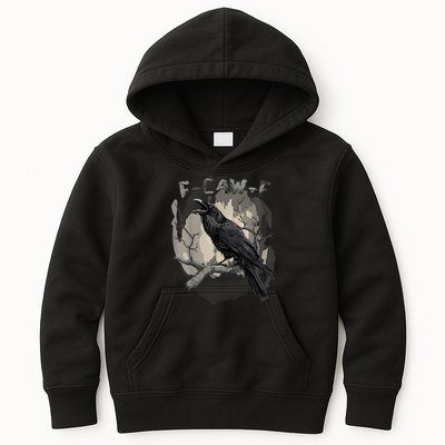F-Caw-F Bird Kids Hoodie