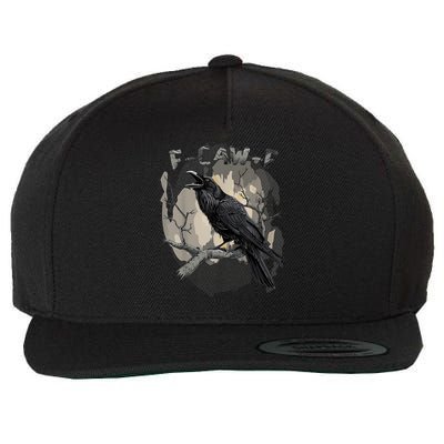 F-Caw-F Bird Wool Snapback Cap