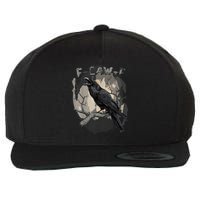 F-Caw-F Bird Wool Snapback Cap
