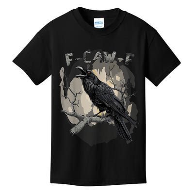 F-Caw-F Bird Kids T-Shirt