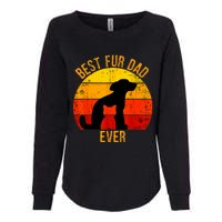 Funny Best Fur Dad Ever Vintage Retro Dog Cat Owner Womens California Wash Sweatshirt