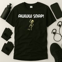 Funny Broken Foo Awww Snap! Skeleton Broken Bone T-Shirt