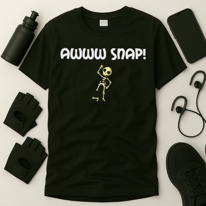Funny Broken Foo Awww Snap! Skeleton Broken Bone T-Shirt