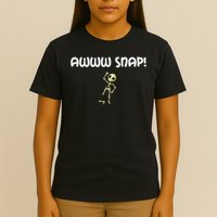 Funny Broken Foo Awww Snap! Skeleton Broken Bone T-Shirt