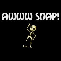Funny Broken Foo Awww Snap! Skeleton Broken Bone T-Shirt