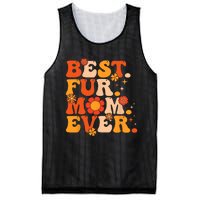 Funny Best Fur Mom Ever Vintage Retro Dog And Cat Owner Love Mesh Reversible Basketball Jersey Tank