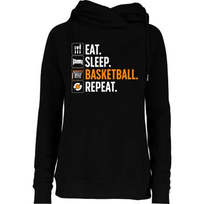 Funny Basketball For Men Women Team Sport Basketball Player Womens Funnel Neck Pullover Hood