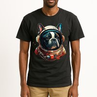 French Bulldog Frenchie Astronaut in the Space Tall T-Shirt