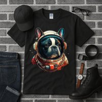 French Bulldog Frenchie Astronaut in the Space Tall T-Shirt