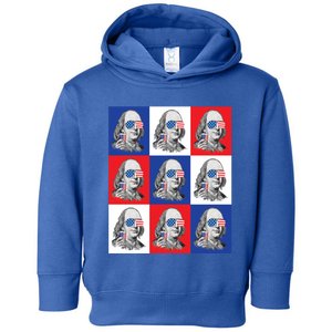 Funny Ben Franklin 4th Of July Ben Drankin Patriotic Holiday Gift Toddler Hoodie