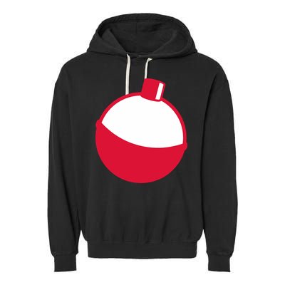 Fishing Bobber Garment-Dyed Fleece Hoodie