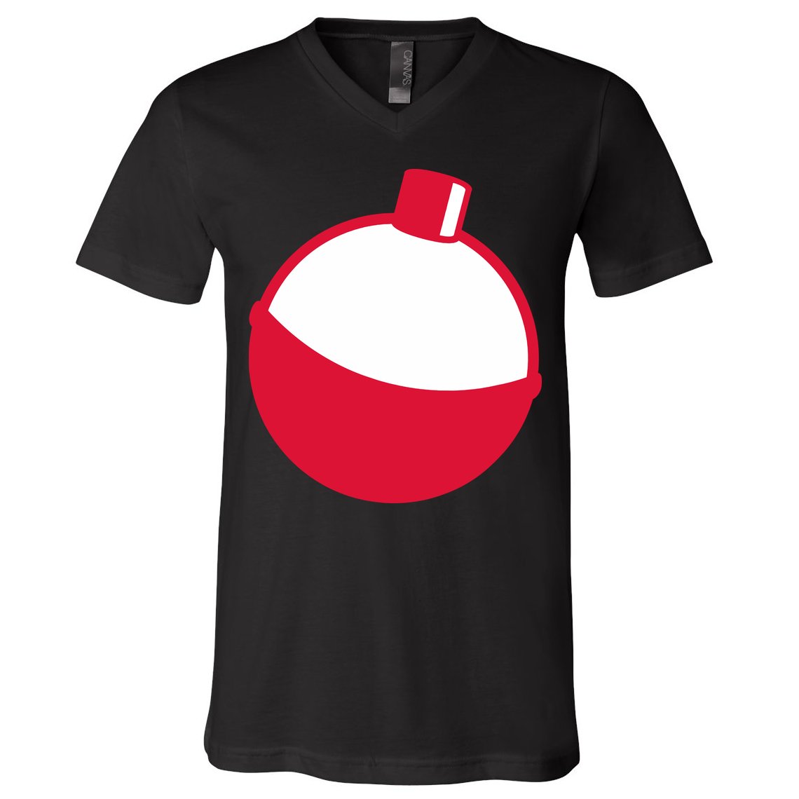 Fishing Bobber V-Neck T-Shirt