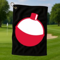 Fishing Bobber Golf Towel