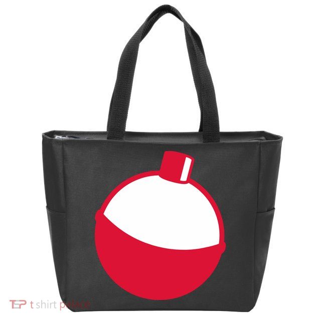 Fishing Bobber Zip Tote Bag