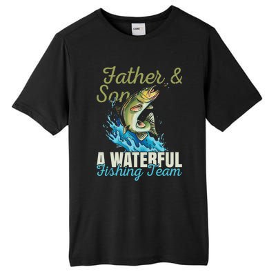 Fishing Buddies Fathers Day Pun Fishing Dad Meaningful Gift Tall Fusion ChromaSoft Performance T-Shirt