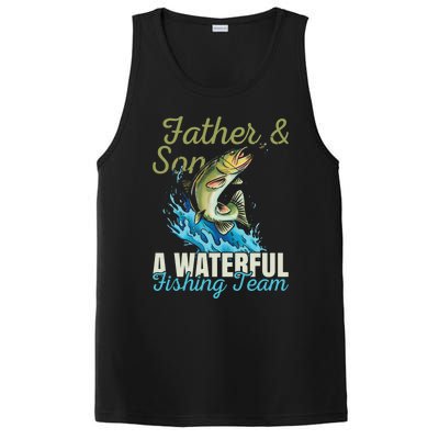 Fishing Buddies Fathers Day Pun Fishing Dad Meaningful Gift PosiCharge Competitor Tank