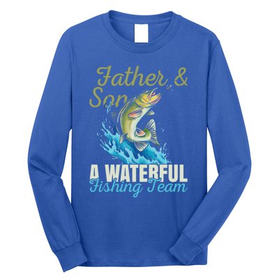 Fishing Buddies Fathers Day Pun Fishing Dad Meaningful Gift Long Sleeve Shirt