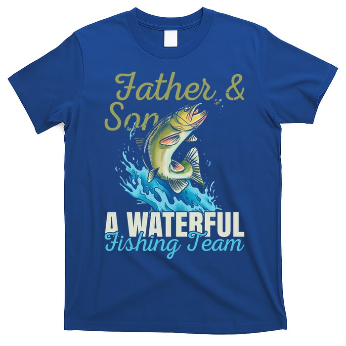 Fishing Buddies Fathers Day Pun Fishing Dad Meaningful Gift T-Shirt