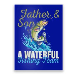 Fishing Buddies Fathers Day Pun Fishing Dad Meaningful Gift Poster