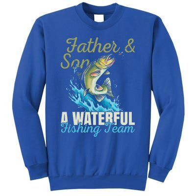 Fishing Buddies Fathers Day Pun Fishing Dad Meaningful Gift Tall Sweatshirt